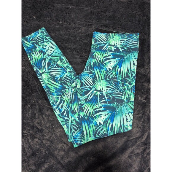 Victoria Secret Ultimate leggings palm tree pants skinny stretch tummy control M - Picture 1 of 5